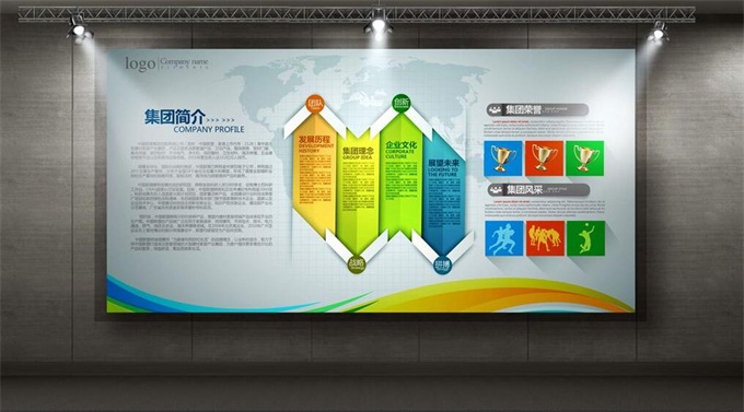 企業(yè)展板制作設計公司